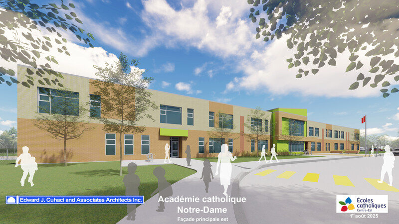 Plan de la future école réalisé par les architectes