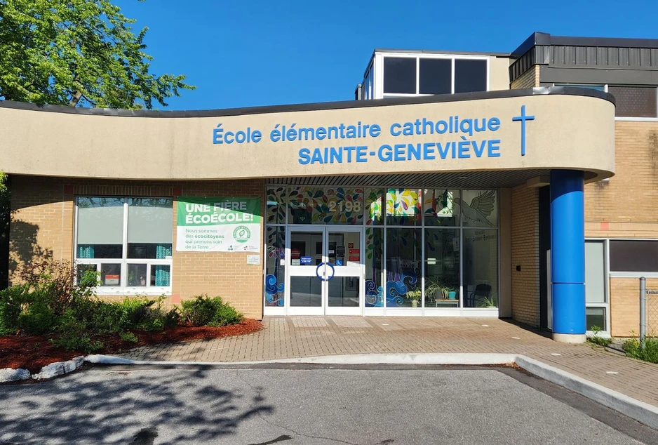 Façade de l'école