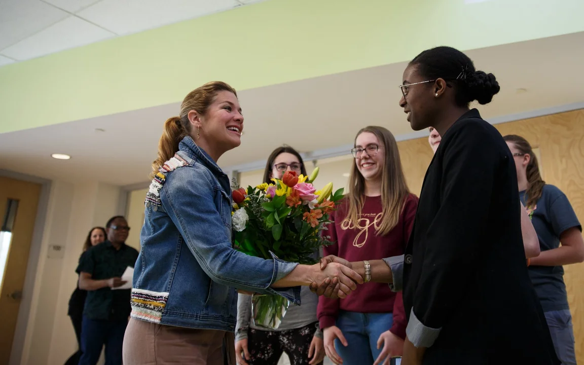 Sophie Grégoire-Trudeau au Sommet de l'inclusion du Collège catholique Mer Bleue