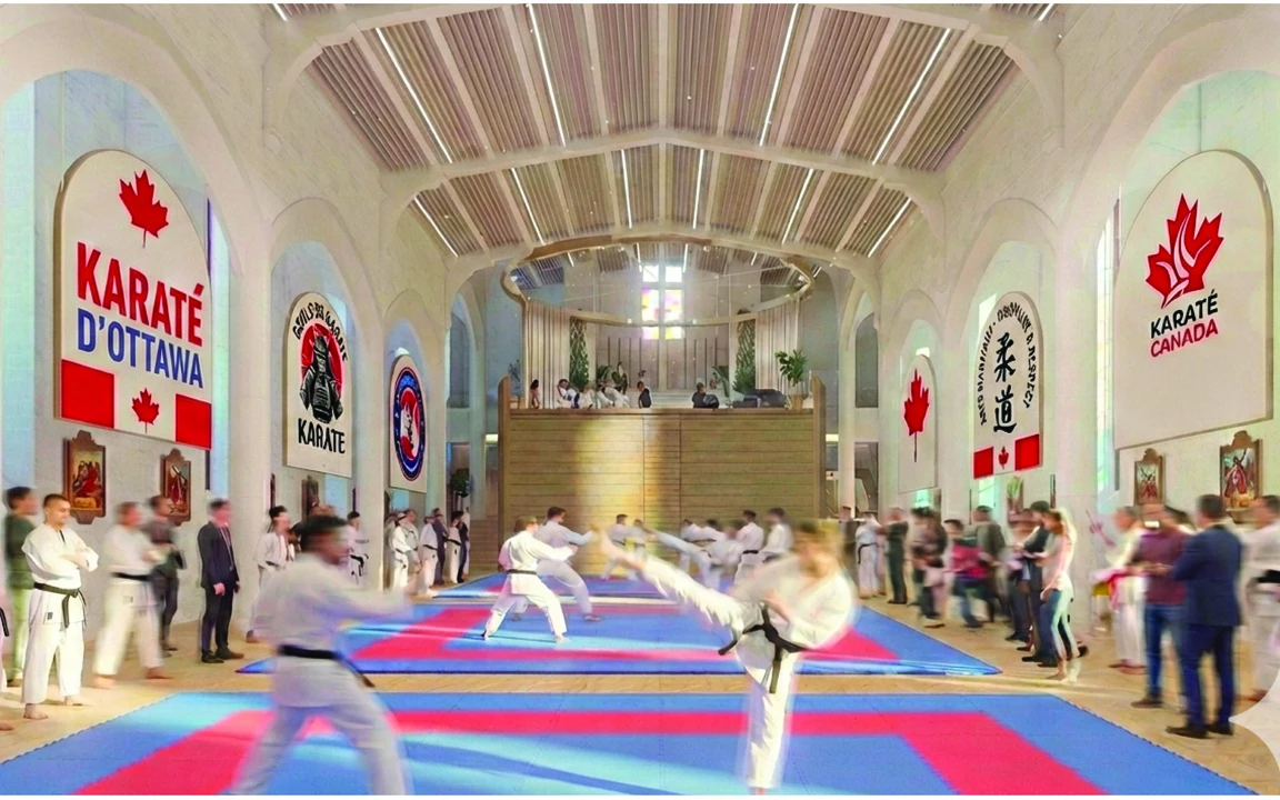 Concept architectural d'une compétition sportive