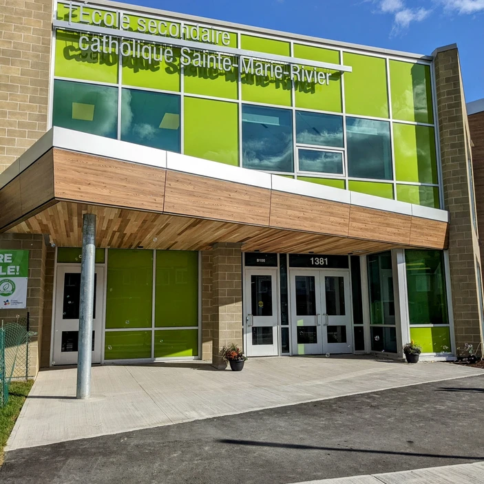 façade de Sainte-Marie-Rivier