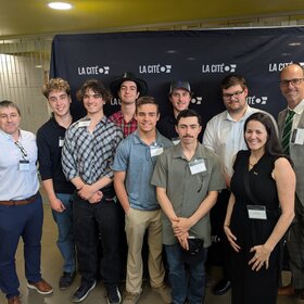 Groupe d'élèves à la célébration PAJO