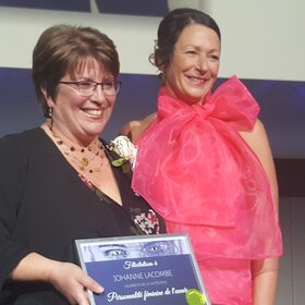 Un grand BRAVO à Johanne Lacombe, présidente du CECCE, qui s'est vue reconnaître ce soir à titre de « Personnalité féminine de l’année » lors de la Soirée Saphir 2019